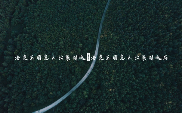 洛克王国怎么收集精魂 洛克王国怎么收集精魂石 洛克王国怎么收集精魂 洛克王国怎么收集精魂石