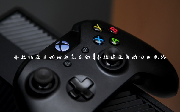 泰拉瑞亚自动回血怎么做 泰拉瑞亚自动回血电路 泰拉瑞亚自动回血怎么做 泰拉瑞亚自动回血电路