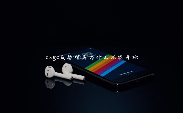 csgo反恐精英为什么不能开枪 csgo反恐精英为什么不能开枪